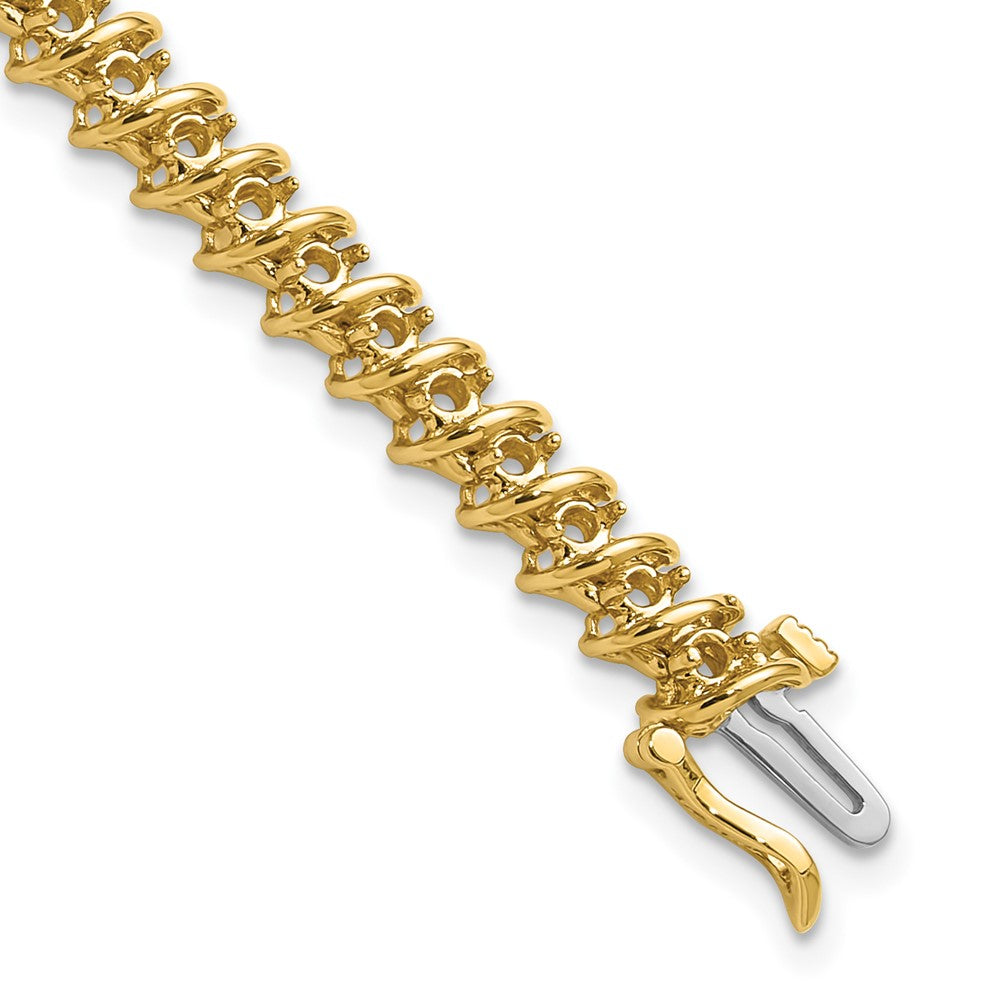 Casted;Polished;14k Yellow gold;Avail. in 10k yellow gold;Avail. in 18k yellow gold;Avail. in platinum;Special lengths avail.;Box catch;Avail. in 10k white gold;Avail. in 18k white gold
