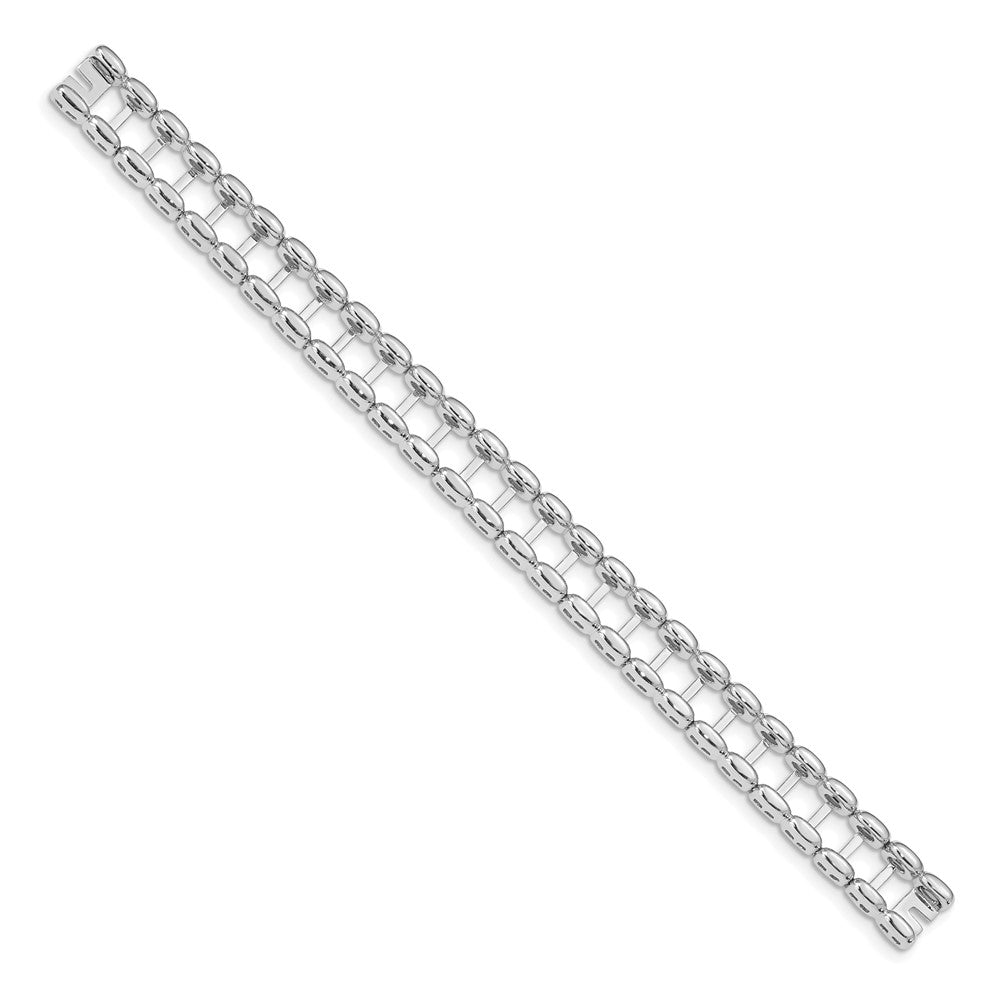 14k White Gold Tennis Jacket Blank (Per Inch)
