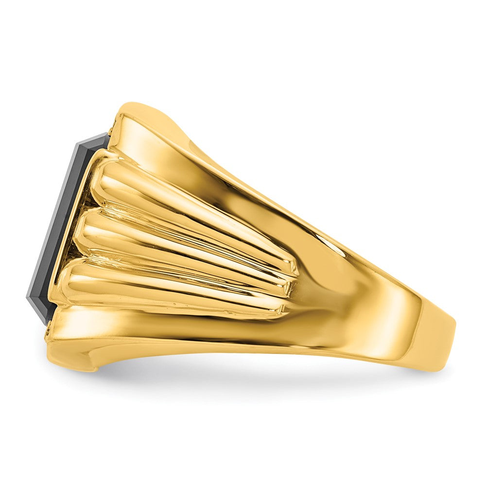 14k AA Diamond men's ring