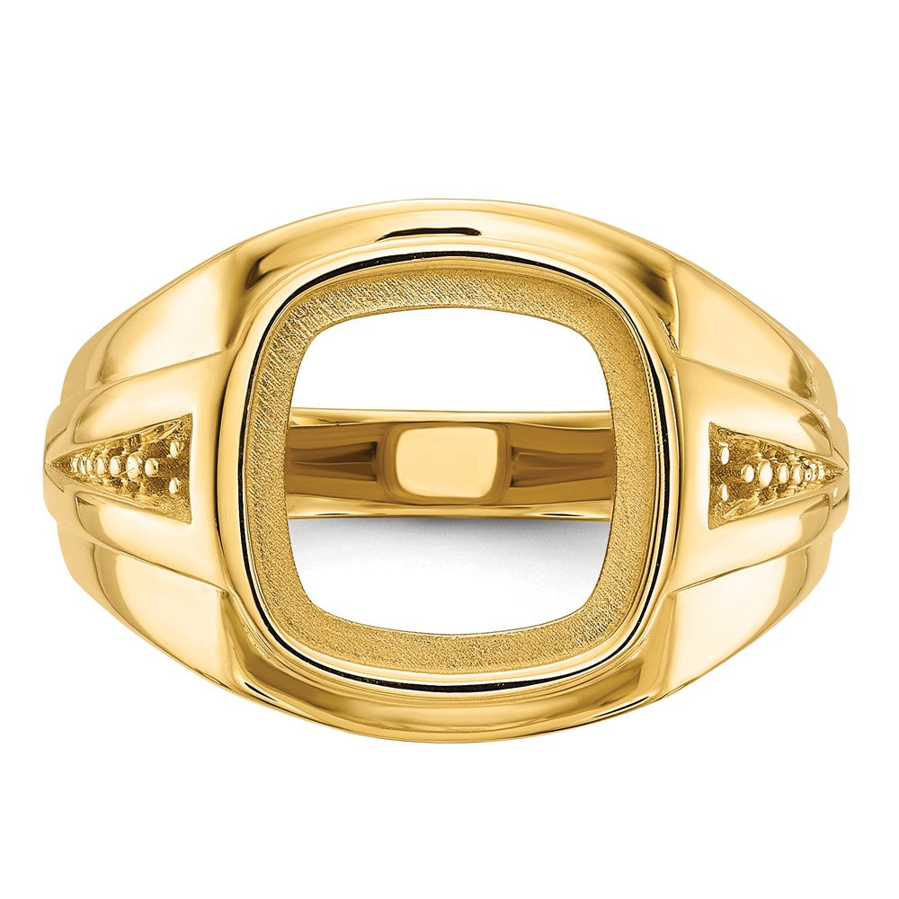 14kw Men's Onyx Ring Mounting
