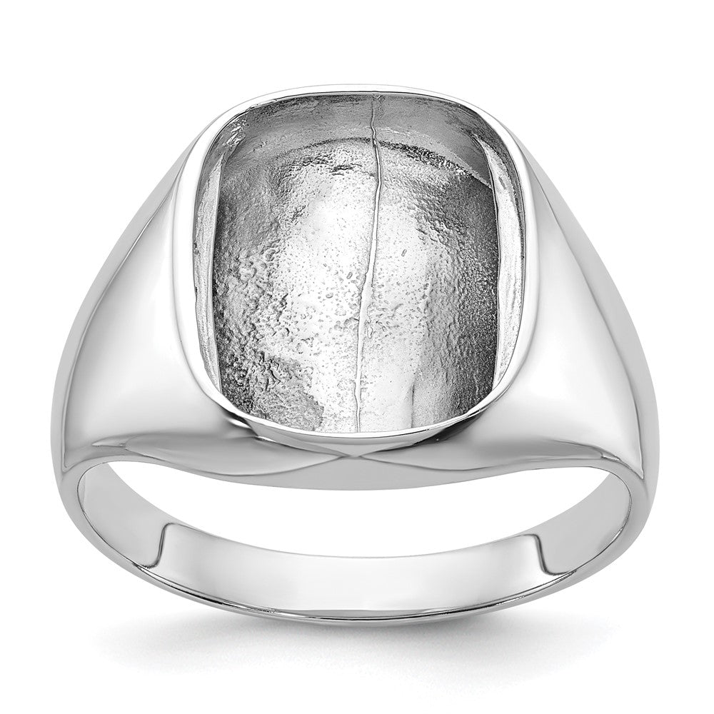 Casted;Polished;14K White gold;Avail. in 10k yellow gold;Avail. in 18k yellow gold;Avail. in platinum;Not engraveable;Avail. in 10k white gold;Avail. in 18k white gold;Mens