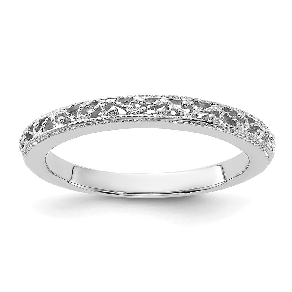 Casted;14K White gold;Avail. in 10k yellow gold;Avail. in 18k yellow gold;Avail. in 14k yellow gold;Avail. in platinum;Avail. in 18k white gold