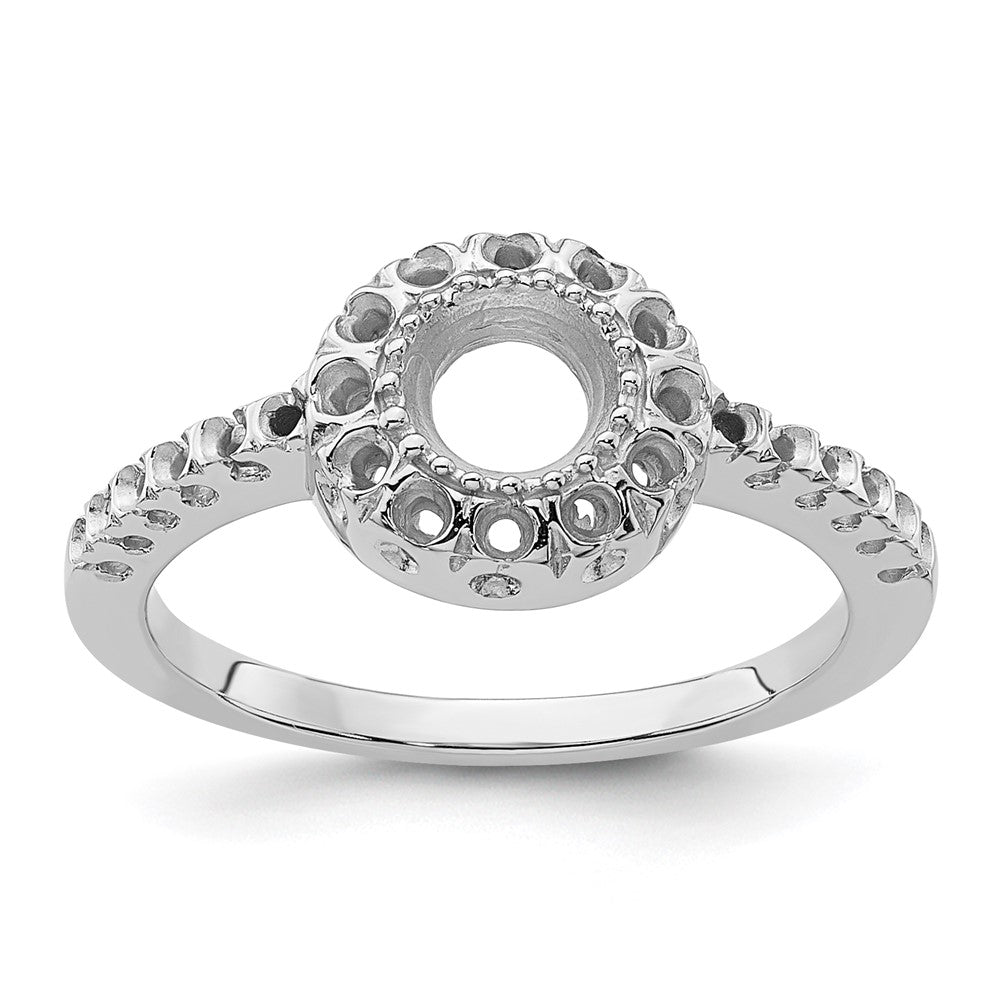 Casted;Polished;14K White gold;Avail. in 10k yellow gold;Avail. in 18k yellow gold;Avail. in 14k yellow gold;Avail. in platinum;Avail. in 18k white gold