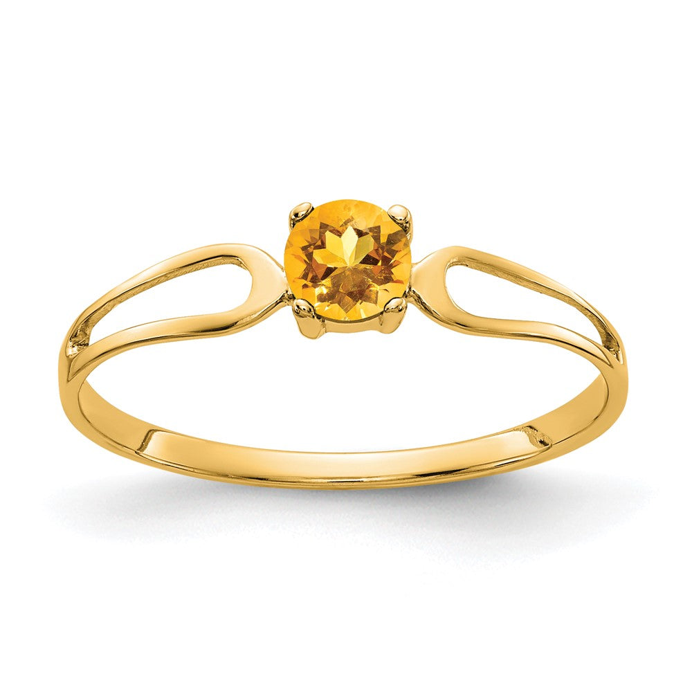 Casted;Polished;14k Yellow gold;Genuine;Citrine;Avail. in 10k yellow gold;Avail. in 18k yellow gold;Avail. in platinum;Channel set;Avail. in 18k white gold