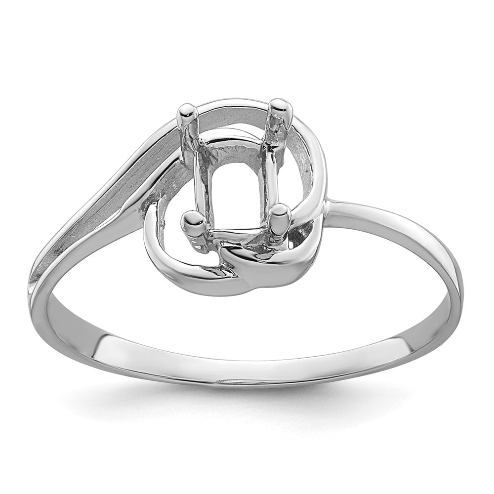 Casted;Polished;14K White gold;Avail. in 10k yellow gold;Avail. in 18k yellow gold;Avail. in 14k yellow gold;Avail. in platinum;Avail. in 18k white gold;Blank Mounting