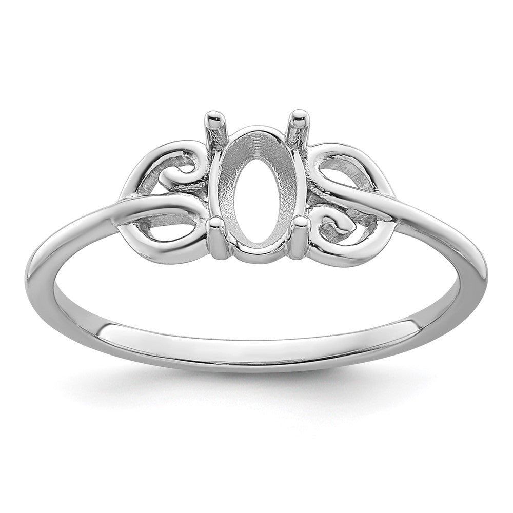 Casted;Polished;14K White gold;Avail. in 10k yellow gold;Avail. in 18k yellow gold;Avail. in 14k yellow gold;Avail. in platinum;Channel set;Avail. in 18k white gold;Blank Mounting;Oval