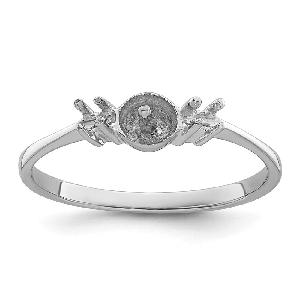 Casted;Polished;14K White gold;Avail. in 10k yellow gold;Avail. in 18k yellow gold;Avail. in 18k white gold