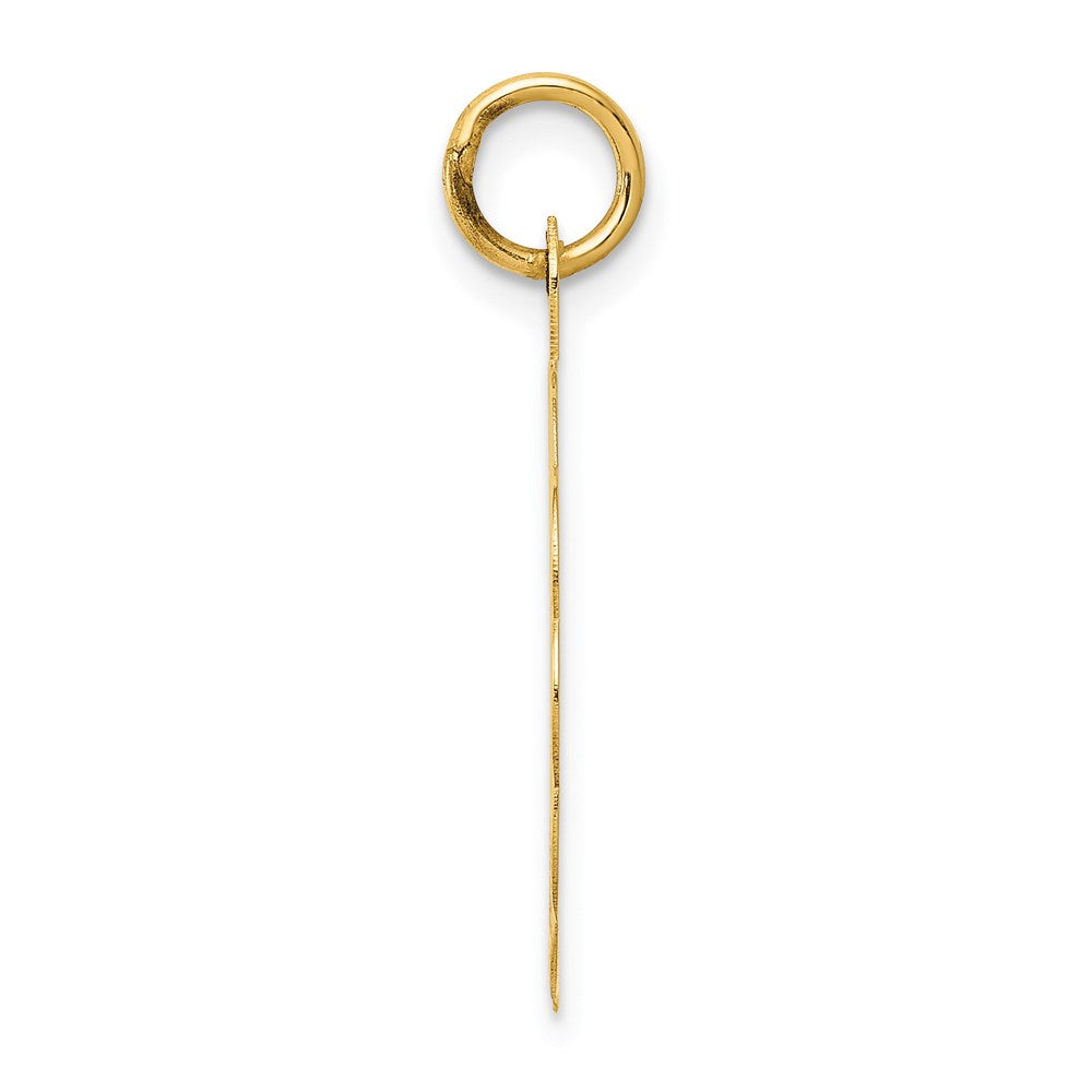 14k 25th ANNIVERSARY 20mm Engravable Disc Charm