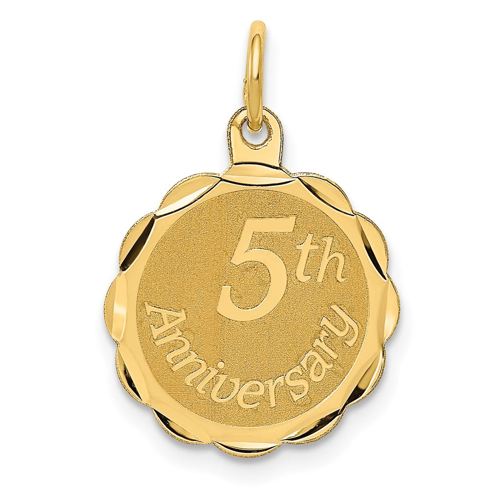Polished;14k Yellow gold;Stamped;Flat back;Engravable;Faceted;Laser Etched