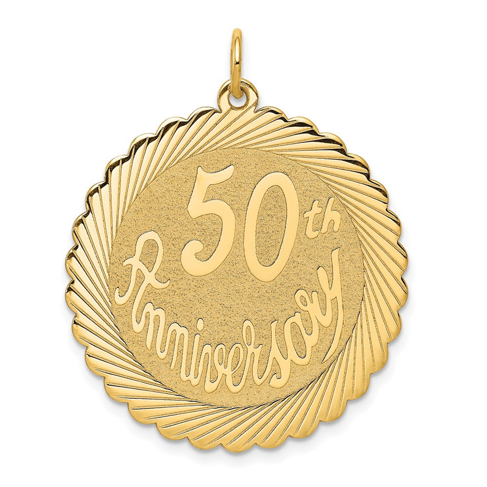Polished;14k Yellow gold;Stamped;Engravable;Laser Etched