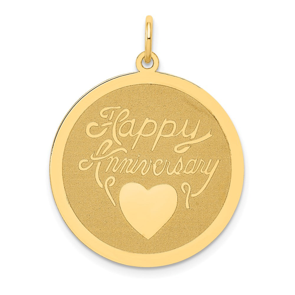 Polished;Satin;14k Yellow gold;Stamped;Engravable