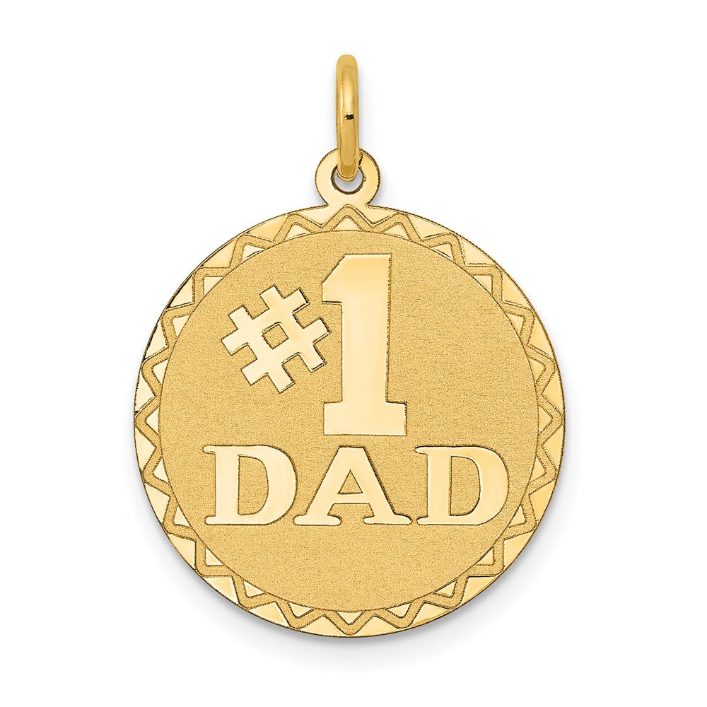 Solid;Polished;14k Yellow gold;Flat back;Engravable