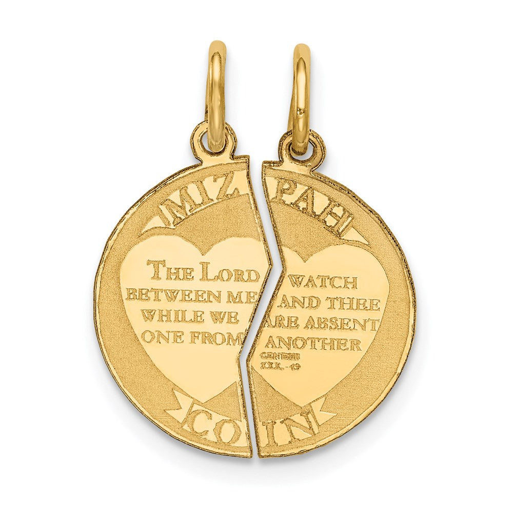 Solid;Polished;14k Yellow gold;Engravable;Laser Etched