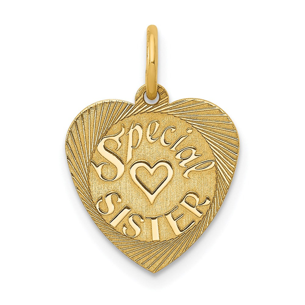 Solid;Polished;14k Yellow gold;Flat back;Engravable;Heart