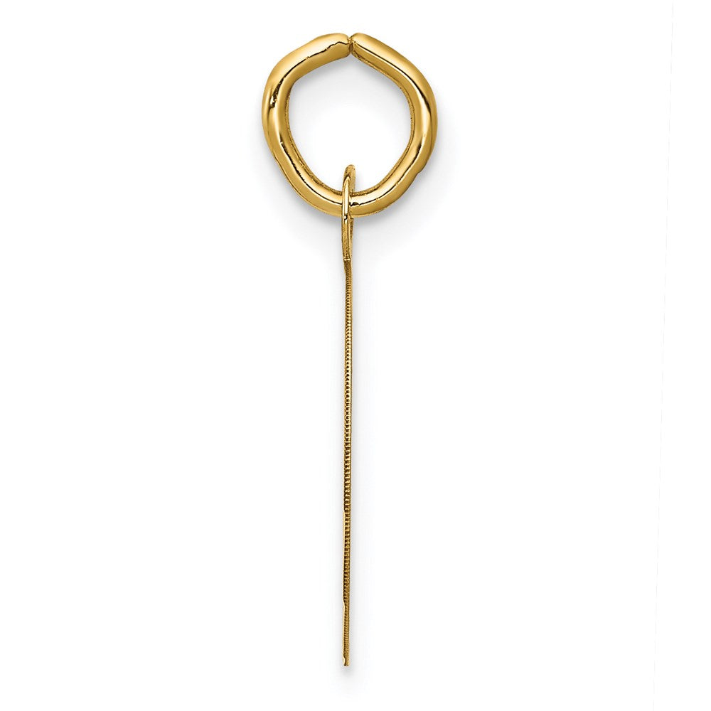 14k GRADUATION DAY with Cap 14mm Engravable Disc Charm