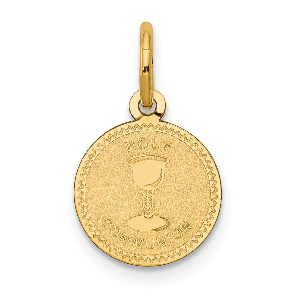 Solid;Polished;14k Yellow gold;Engravable;Polished back;Laser Etched