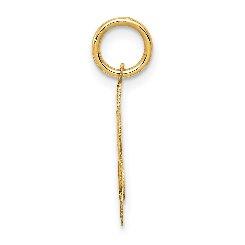14k SWEET 16 Engravable Disc Charm