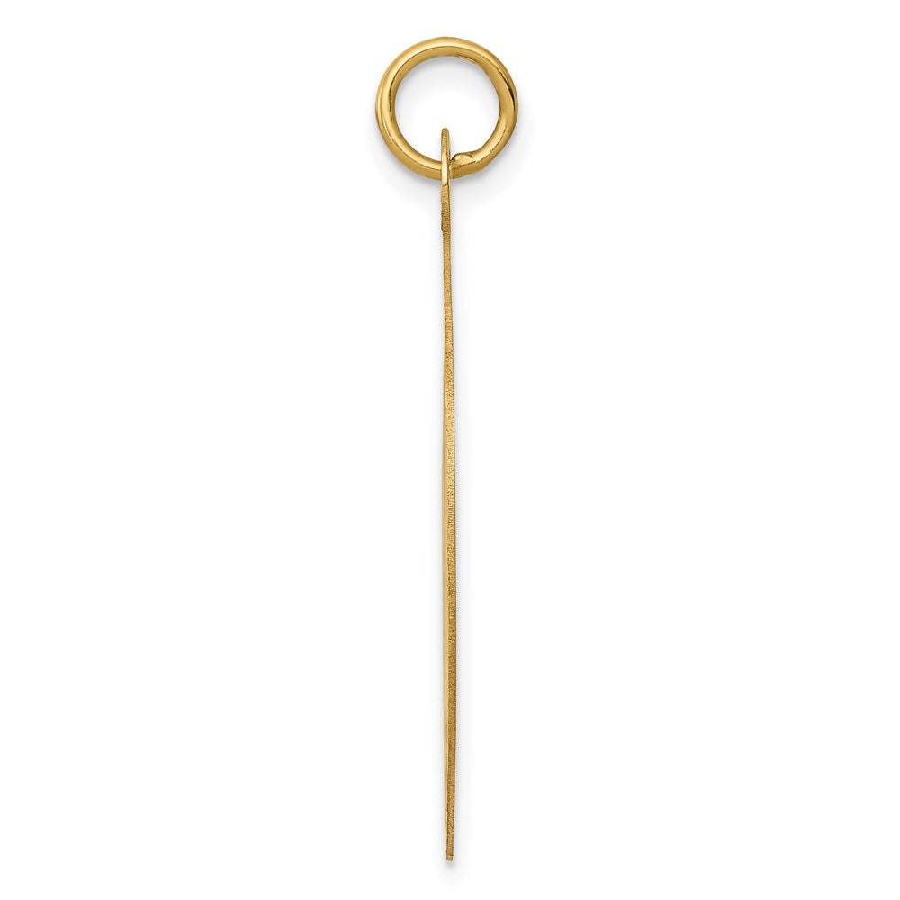 14K HAPPY BIRTHDAY 25mm Engravable Disc Charm