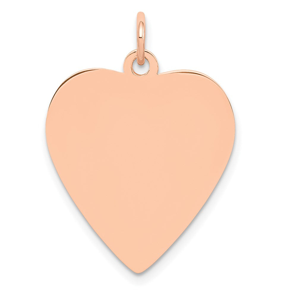 Solid;Polished;Stamped;Engravable;14k Rose gold