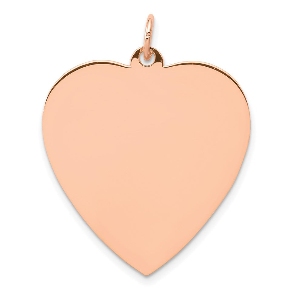 Solid;Polished;Stamped;Engravable;14k Rose gold