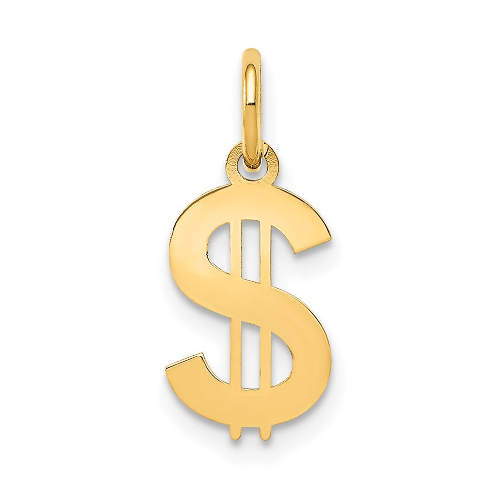 Polished;14k Yellow gold;Laser-cut