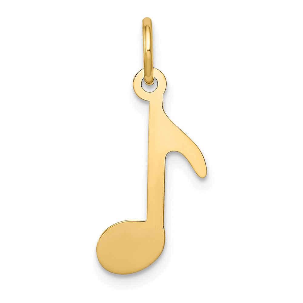 Polished;14k Yellow gold;Stamped;Flat back;Not engraveable
