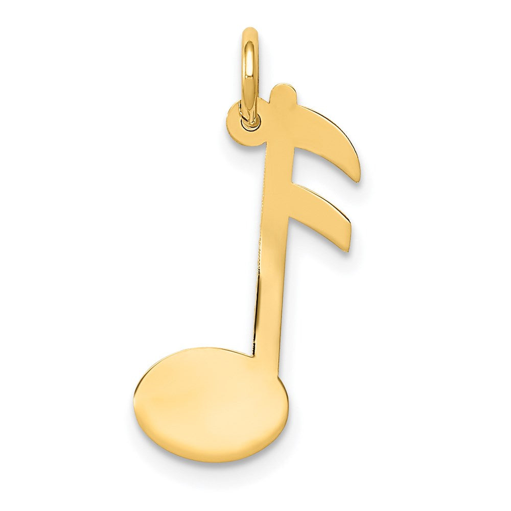 Polished;14k Yellow gold;Stamped;Flat back;Not engraveable