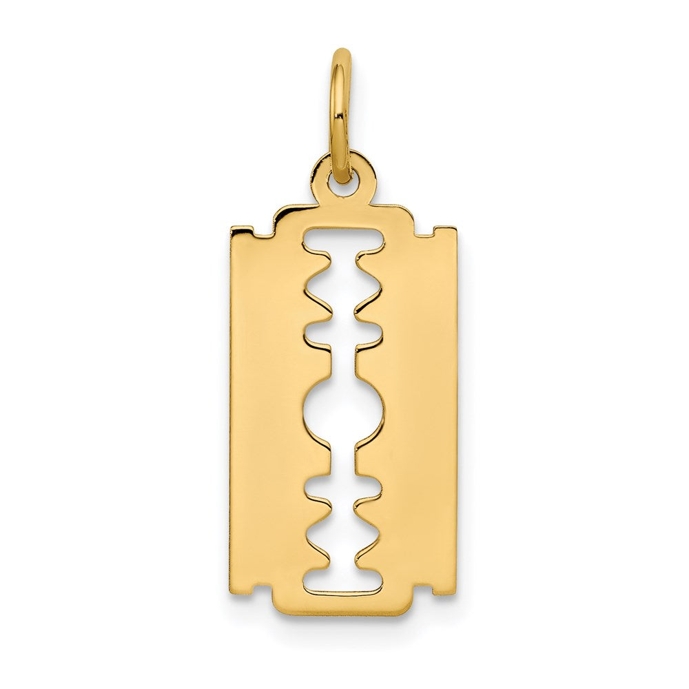Solid;Polished;14k Yellow gold;Stamped