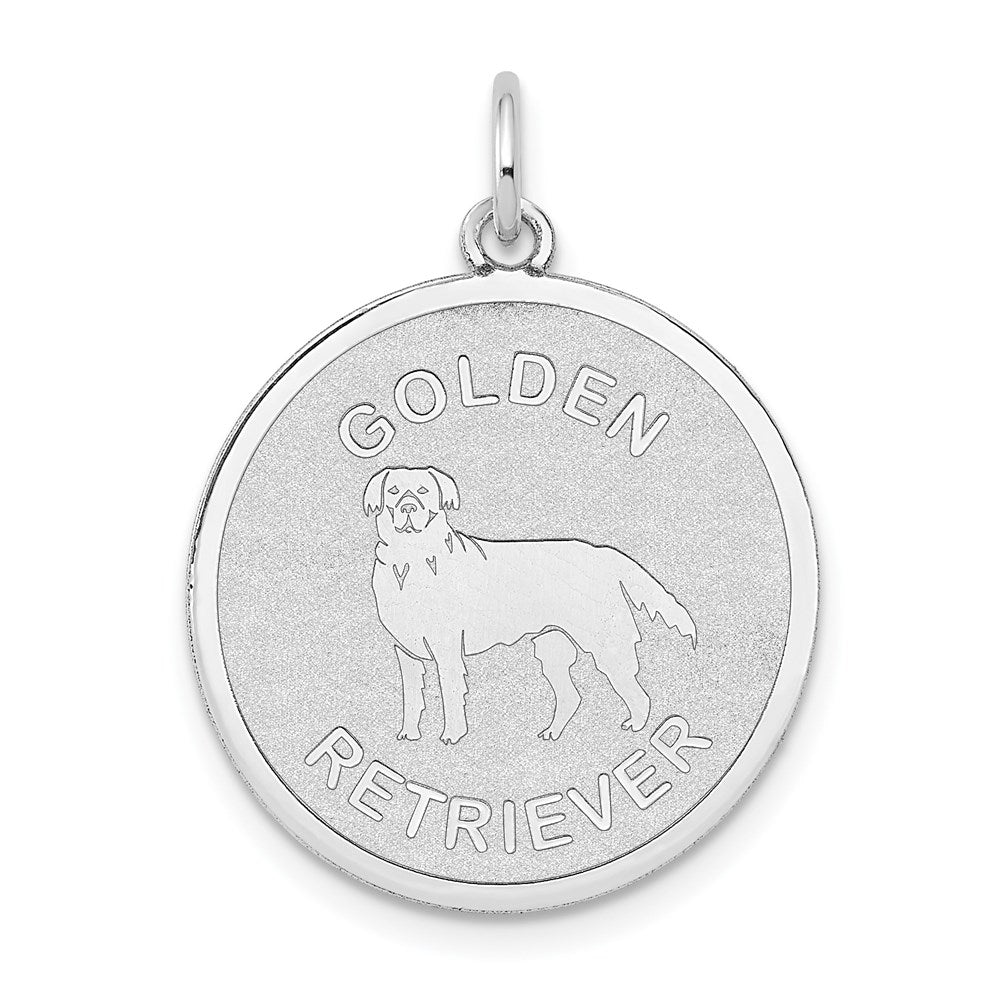 Solid;Polished;14K White gold;Stamped;Engravable;Laser Etched