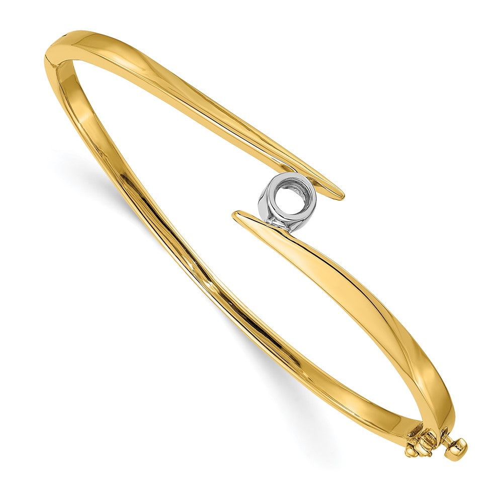 Solid;Casted;14k Yellow gold;Hinged;Avail. in 10k yellow gold;Avail. in 18k yellow gold;Avail. in 14k white gold;Avail. in platinum;Special lengths avail.;Safety clasp;No safety bar;Avail. in 10k white gold;Avail. in 18k white gold