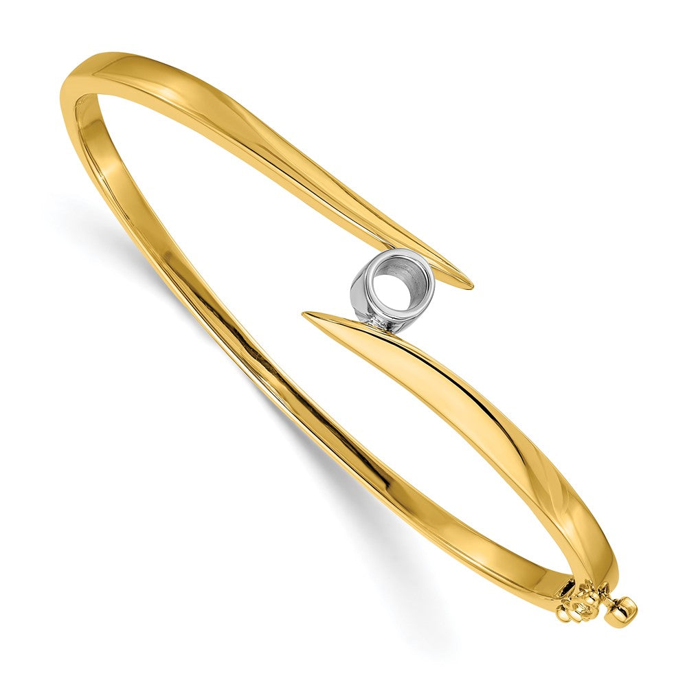 Solid;Casted;14k Yellow gold;Hinged;Avail. in 10k yellow gold;Avail. in 18k yellow gold;Avail. in 14k white gold;Avail. in platinum;Special lengths avail.;Avail. in 10k white gold;Avail. in 18k white gold