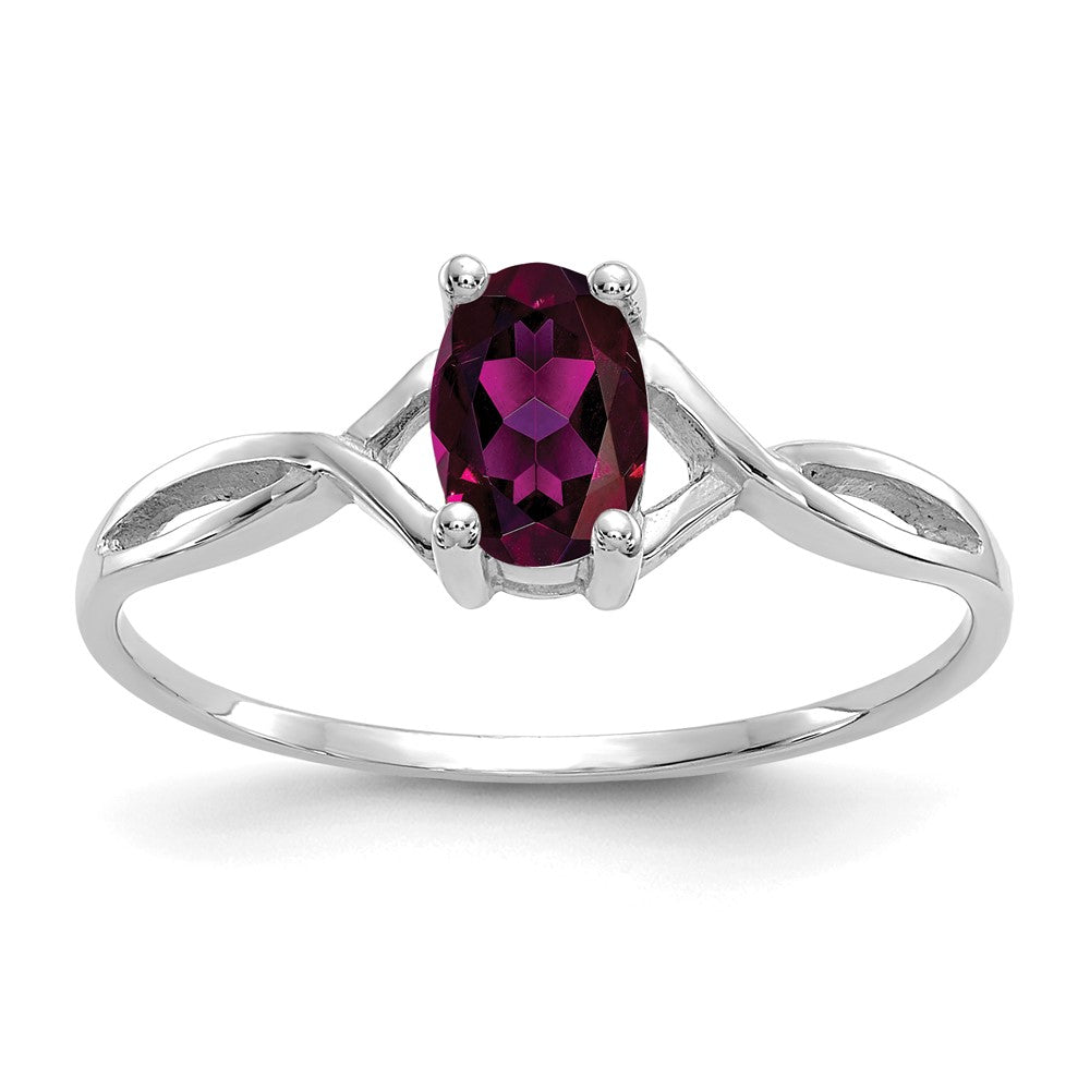 Polished;14k Yellow gold;Genuine;Rhodolite garnet