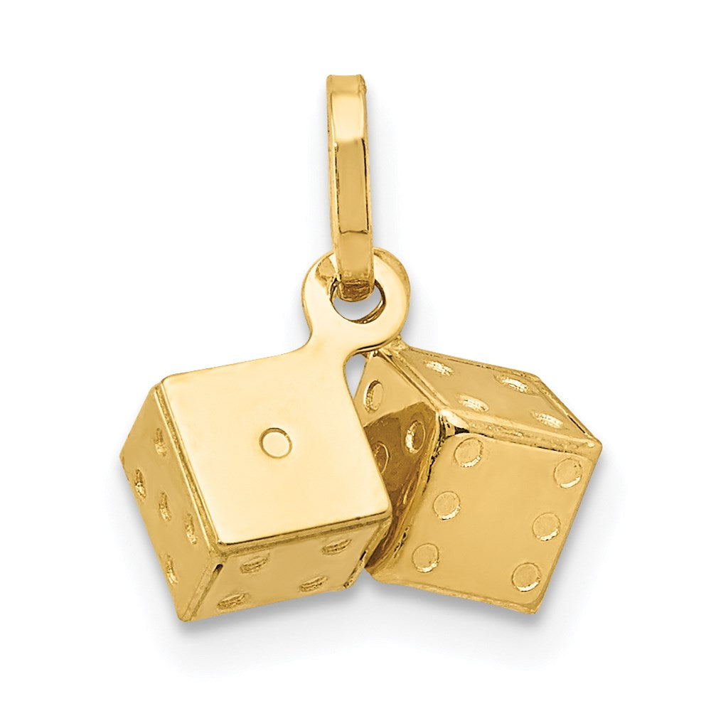 Casted;Polished;3-D;14k Yellow gold;Hollow