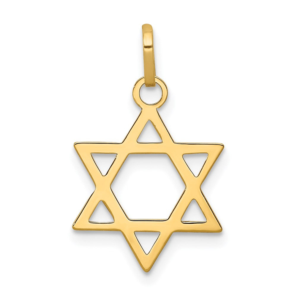Solid;Polished;14k Yellow gold;Stamped