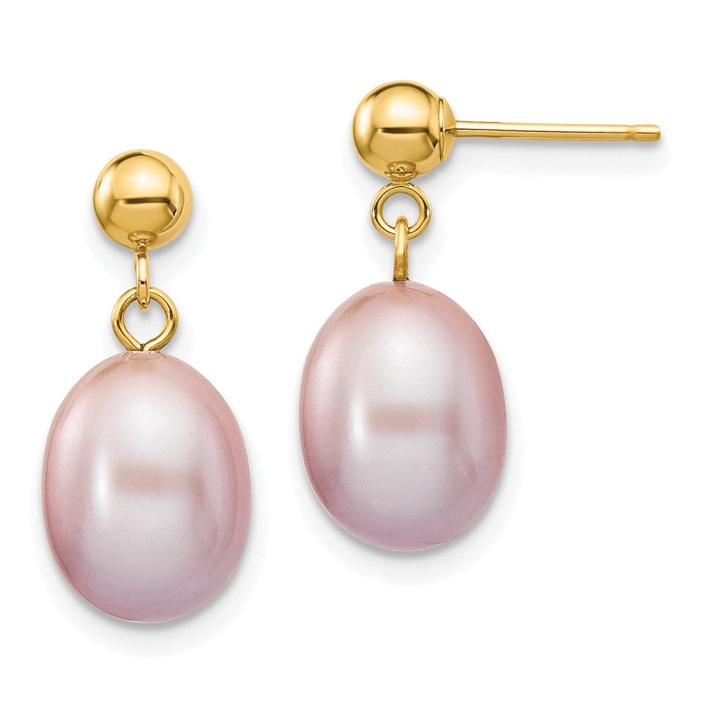 Post;Freshwater cultured pearl;Pearl clasp