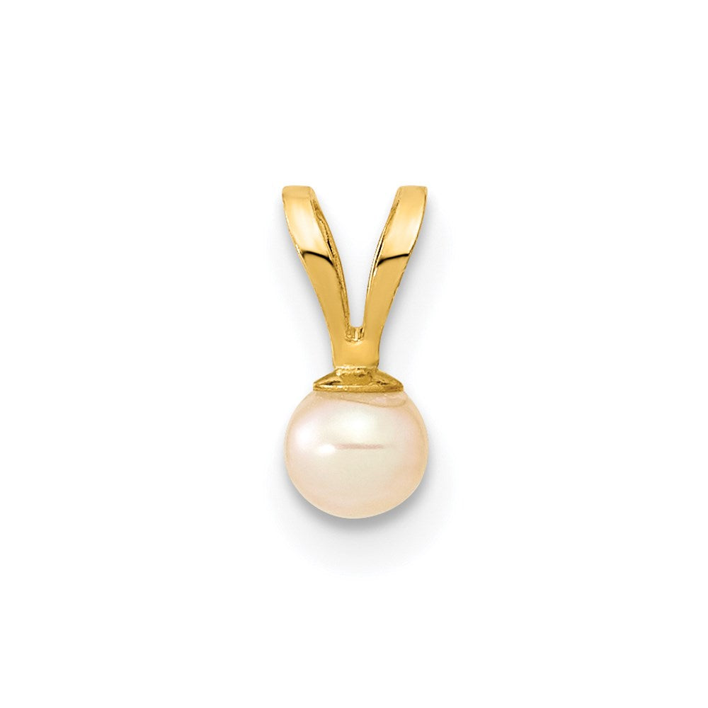14k Yellow gold;Dyed;Freshwater cultured pearl