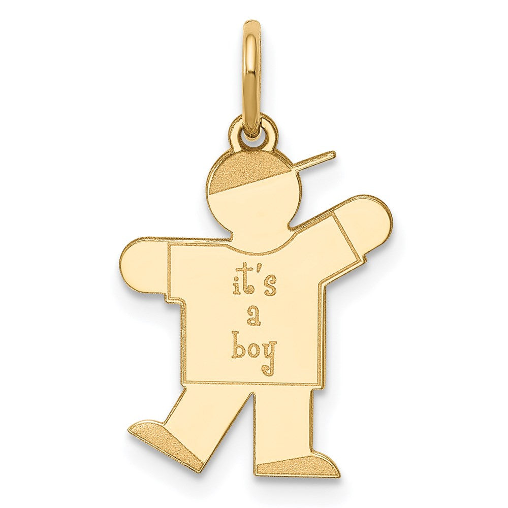 Solid;Polished;14k Yellow gold;Engravable;Not engraveable by QG;Laser Etched