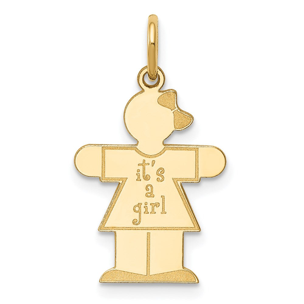 Solid;Polished;14k Yellow gold;Engravable;Not engraveable by QG;Laser Etched