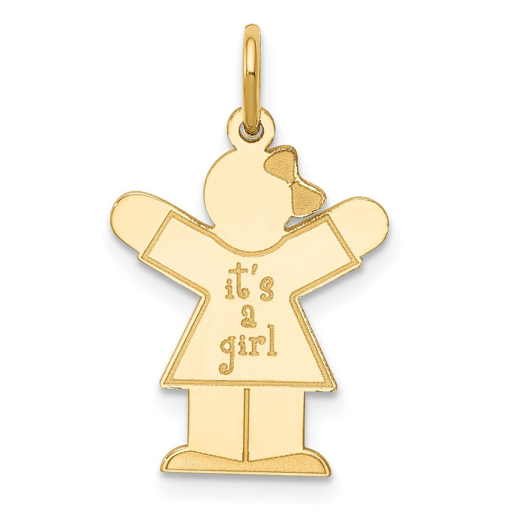 Solid;Polished;14k Yellow gold;Engravable;Not engraveable by QG;Laser Etched