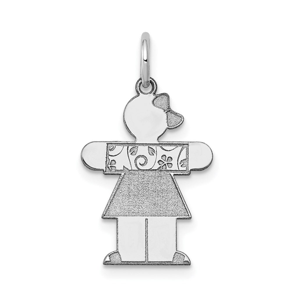 Solid;Polished;14K White gold;Engravable;Not engraveable;Laser Etched