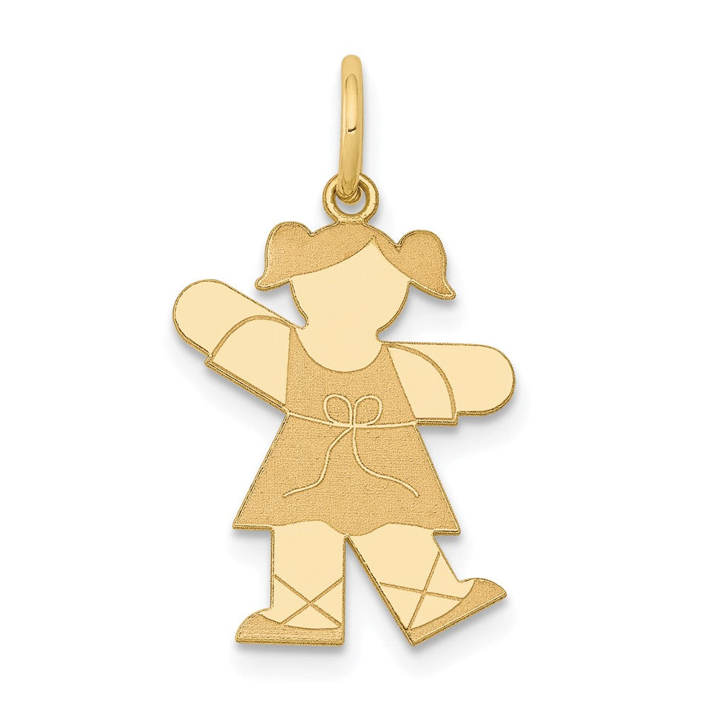 Solid;Polished;14k Yellow gold;Engravable;Not engraveable;Laser Etched