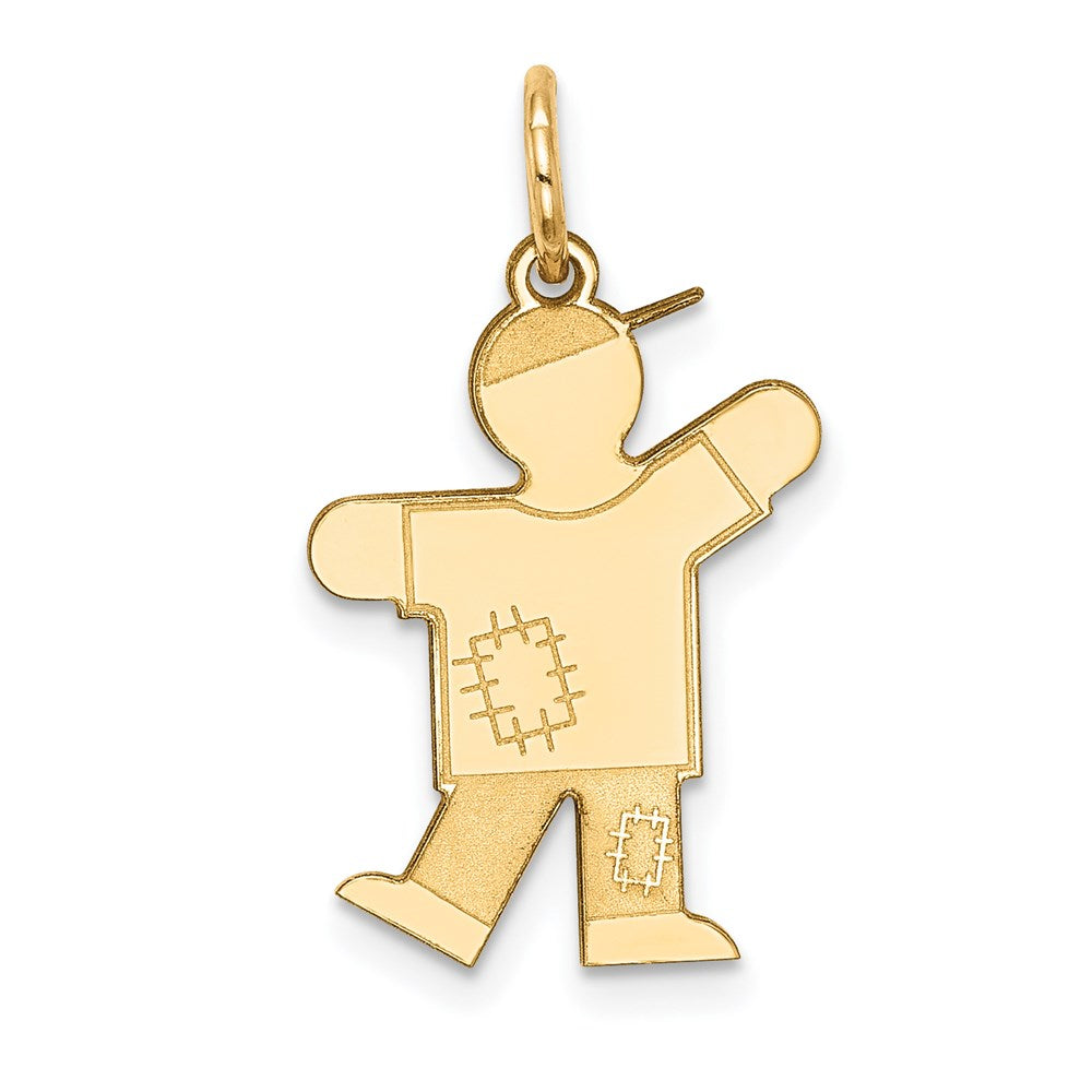 Solid;Polished;14k Yellow gold;Engravable;Not engraveable;Laser Etched