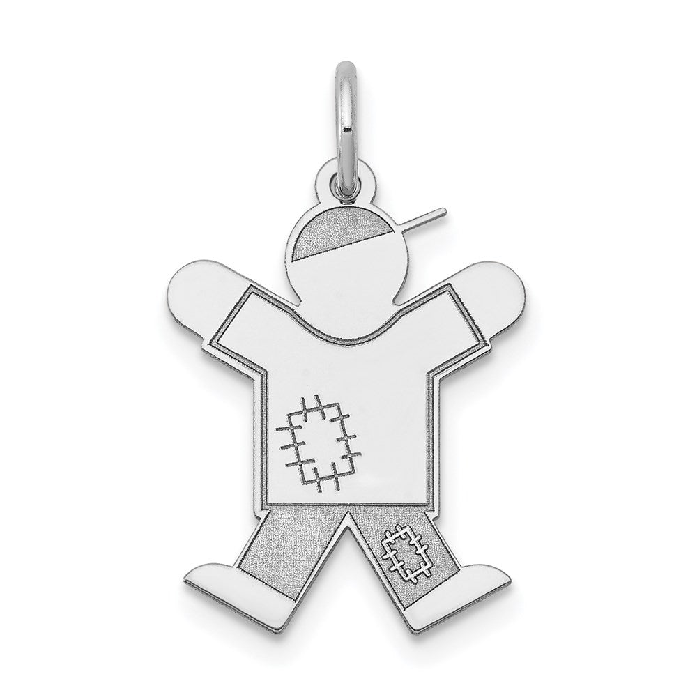 Solid;Polished;14K White gold;Engravable;Not engraveable;Laser Etched