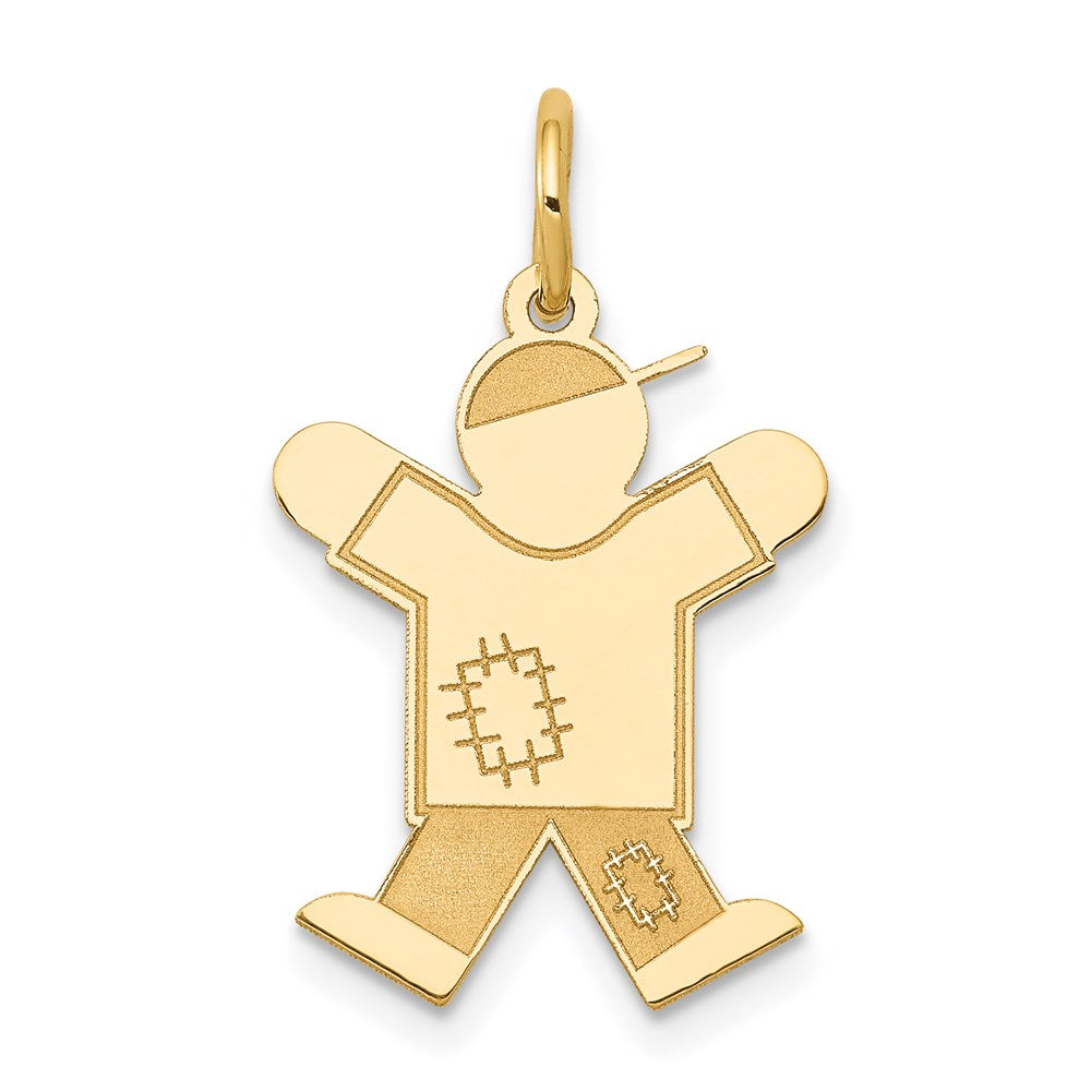 Solid;Polished;14k Yellow gold;Engravable;Not engraveable by QG;Laser Etched