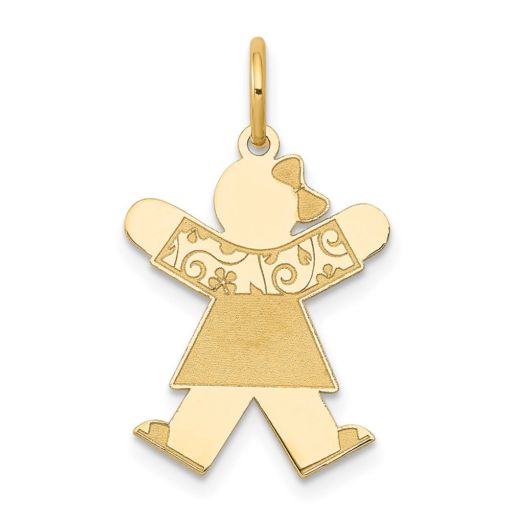 Solid;Polished;14k Yellow gold;Engravable;Not engraveable;Laser Etched