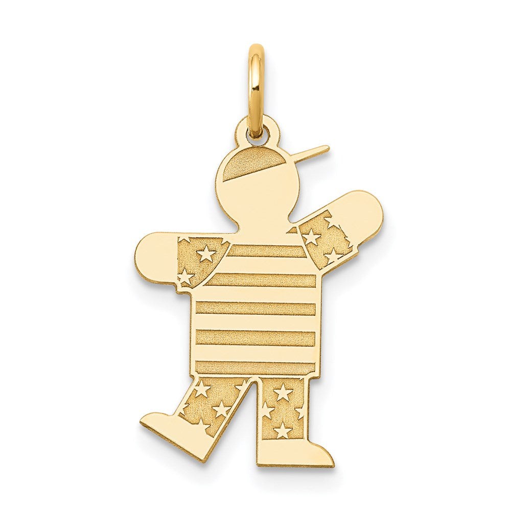 Solid;Polished;14k Yellow gold;Engravable;Not engraveable;Laser Etched