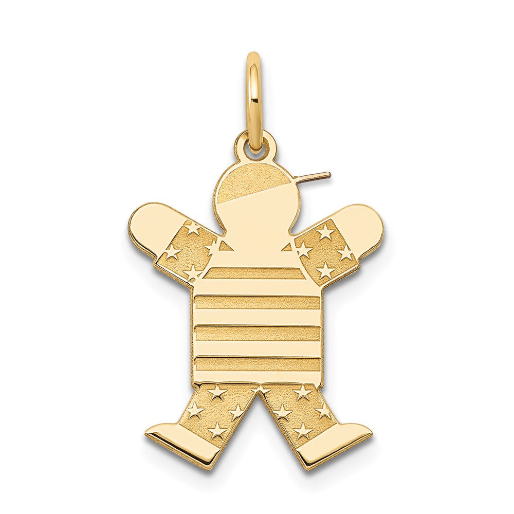 Solid;Polished;14k Yellow gold;Engravable;Not engraveable;Laser Etched