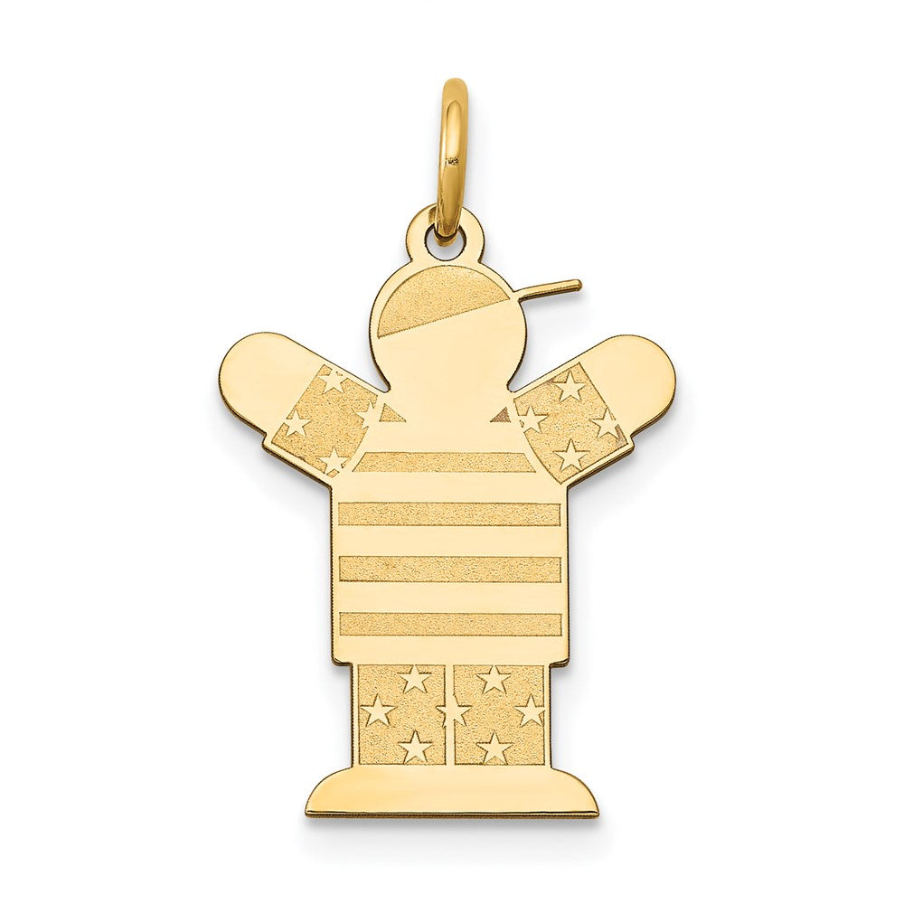 Solid;Polished;14k Yellow gold;Engravable;Not engraveable;Laser Etched