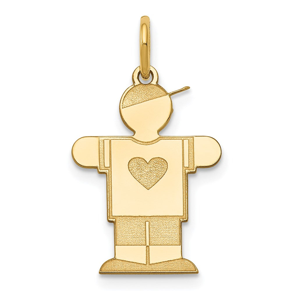 Solid;Polished;14k Yellow gold;Engravable;Not engraveable;Laser Etched