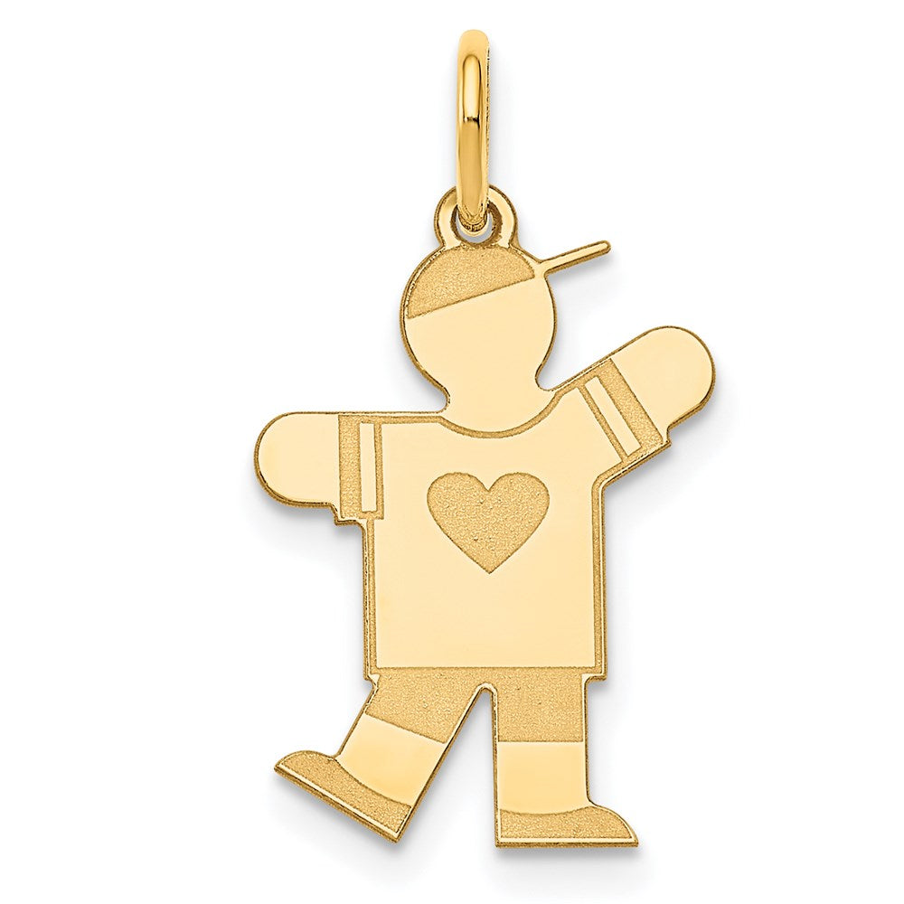 Solid;Polished;14k Yellow gold;Engravable;Not engraveable;Laser Etched